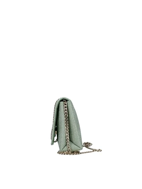 POCHETTE CON TRAMA ONDULATA DONNA VERDE ACQUA