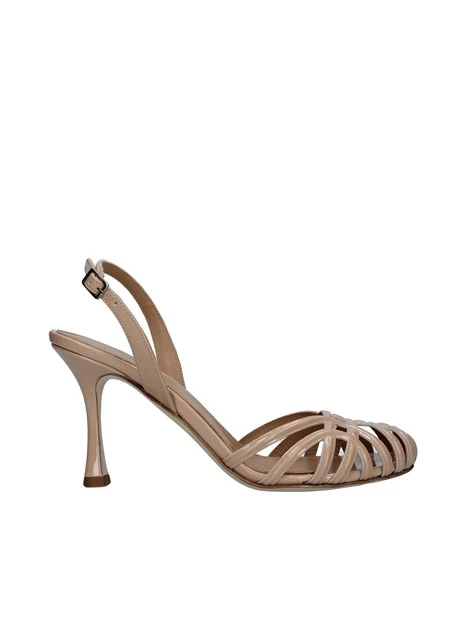 SLINGBACK CON INTRECCIO DONNA BEIGE