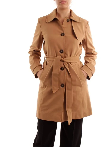 TRENCH MONOPETTO DONNA BEIGE