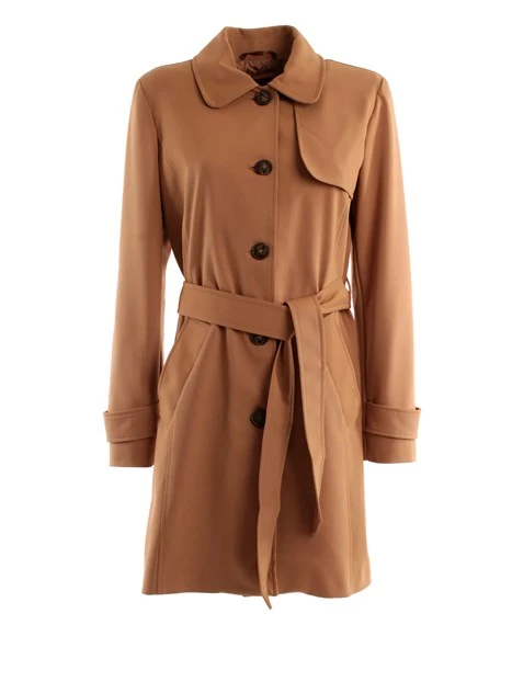 TRENCH MONOPETTO DONNA BEIGE