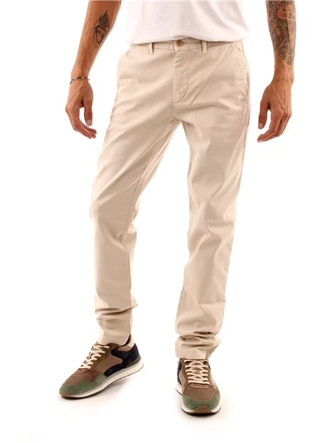 PANTALONI CHINO BLEECKER UOMO BEIGE