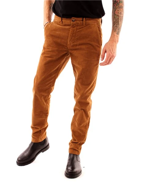 PANTALONI CHINO SLIM UOMO BEIGE