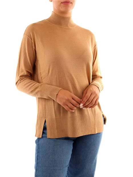 MAGLIA DOLCEVITA IN MISTO LANA DONNA BEIGE