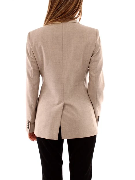 GIACCA BLAZER DOPPIOPETTO DONNA BEIGE