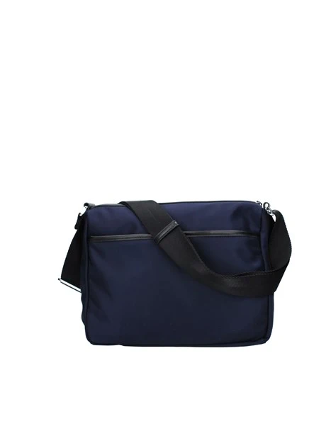 BORSA A SPALLA HUNTER BICOLORE DONNA BLU NERO