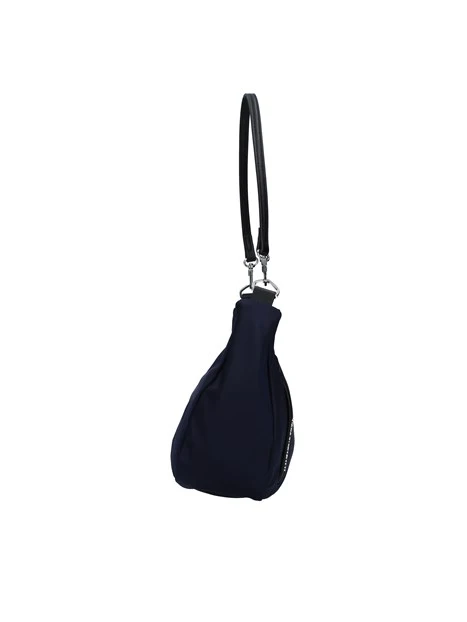 BORSA A SPALLA HUNTER A MEZZALUNA DONNA BLU NERO