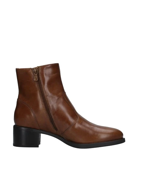 TRONCHETTI CON FINTO CINTURINO DONNA CUOIO