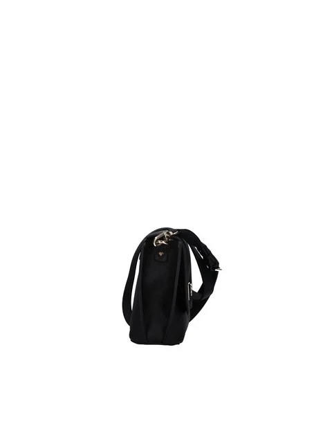 BORSA A TRACOLLA MERIDIAN FLAP IN ECOPELLE DONNA NERO