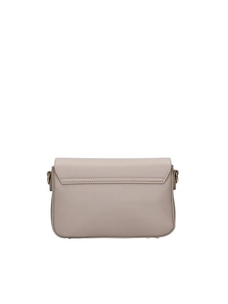 BORSA A SPALLA RETTANGOLARE CON DOPPIA TRACOLLA DONNA BEIGE