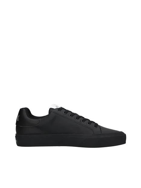 SNEAKERS CON LOGO IN CONTRASTO UOMO NERO