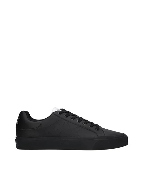 SNEAKERS CON LOGO IN CONTRASTO UOMO NERO