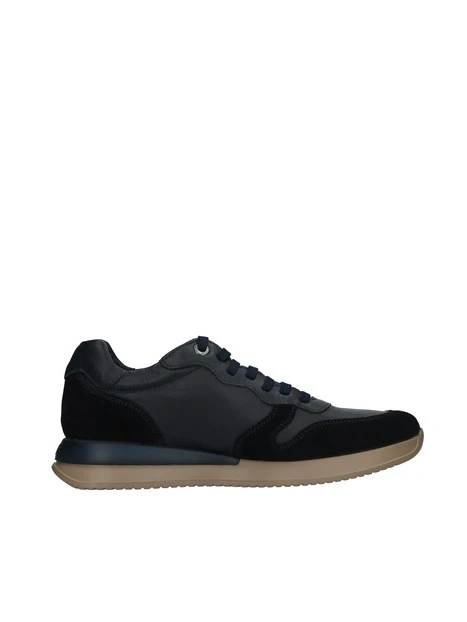 SNEAKERS CON INSERTI IN CAMOSCIO UOMO BLU