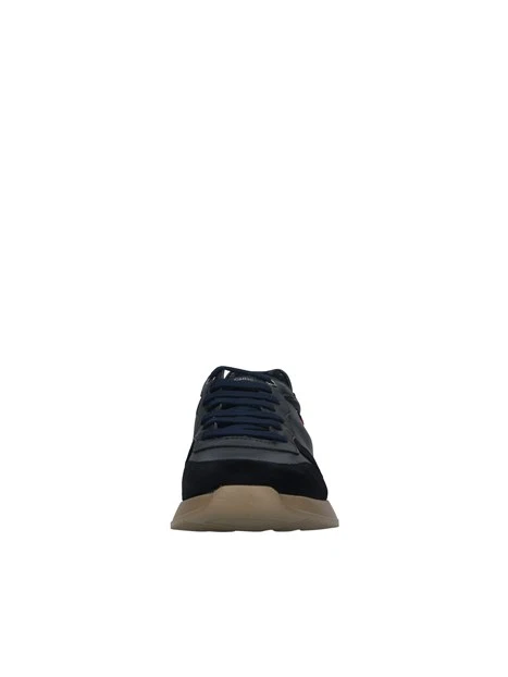 SNEAKERS CON INSERTI IN CAMOSCIO UOMO BLU