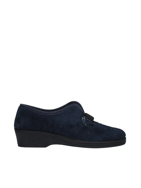 PANTOFOLE CON FASCIA ELASTICA DONNA BLU