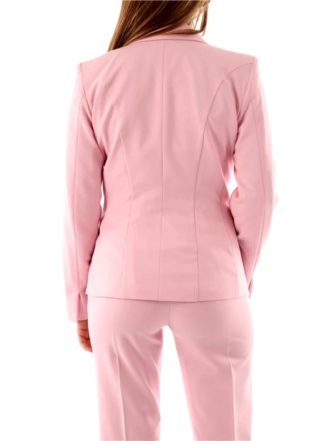 GIACCA BLAZER MONOPETTO DONNA ROSA PASTELLO