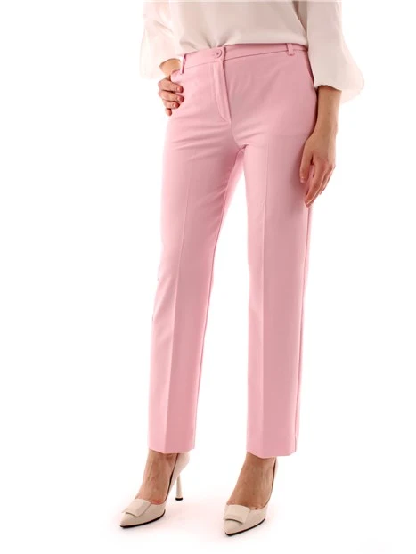 PANTALONI CHINO DONNA ROSA PASTELLO