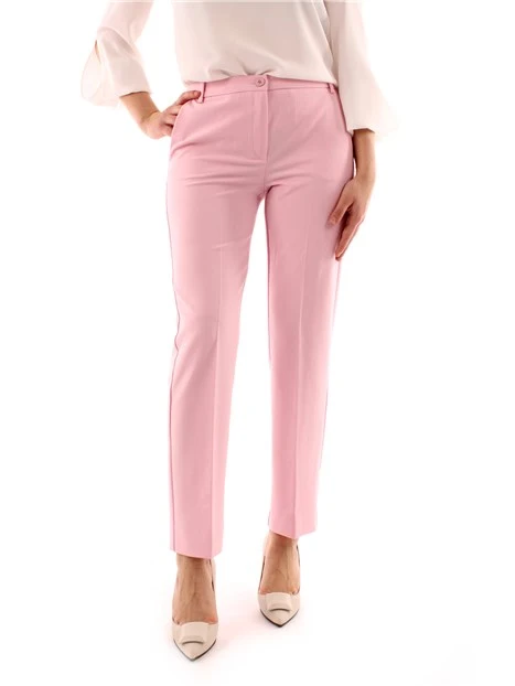 PANTALONI CHINO DONNA ROSA PASTELLO