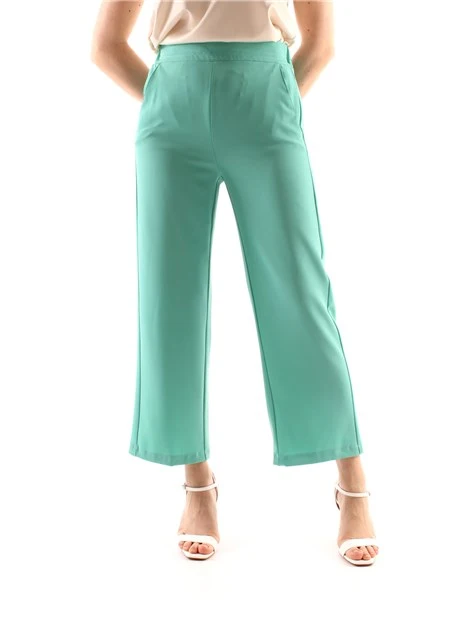 PANTALONI CROPPED DONNA TURCHESE