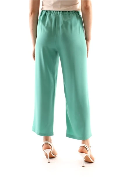 PANTALONI CROPPED DONNA TURCHESE