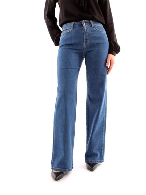 JEANS PALAZZO DONNA BLU