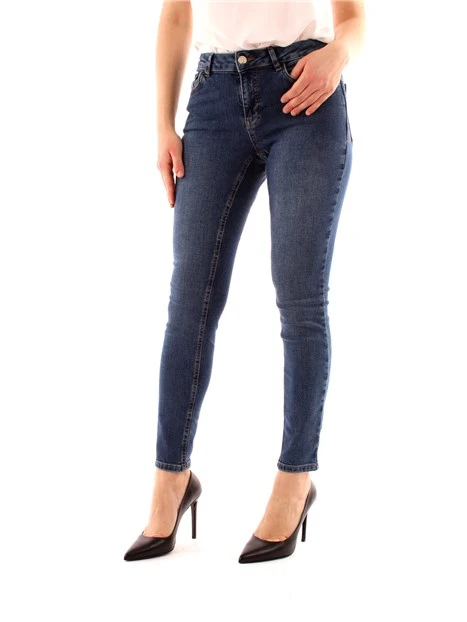 JEANS SKINNY DONNA BLU