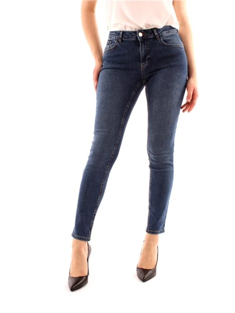 JEANS SKINNY DONNA BLU