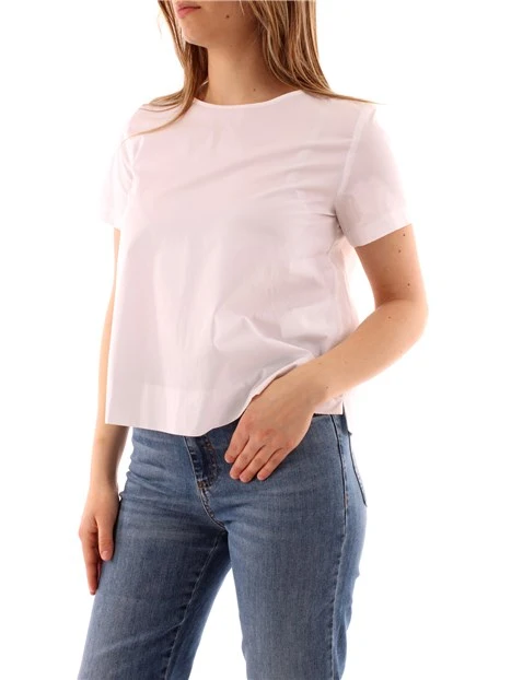 BLUSA IN COTONE DONNA BIANCO