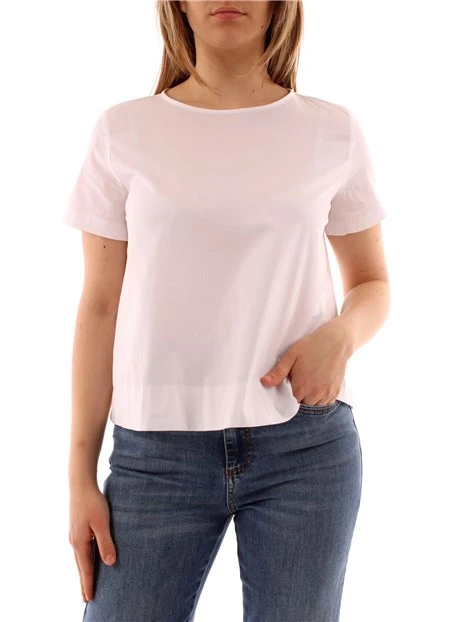 BLUSA IN COTONE DONNA BIANCO