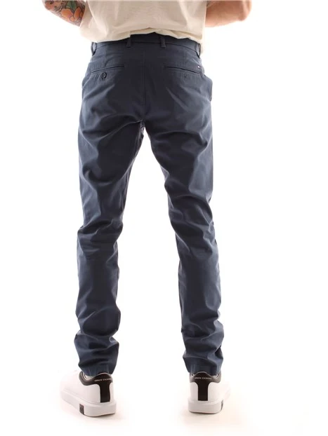 PANTALONI CHINO SLIM FIT UOMO BLU