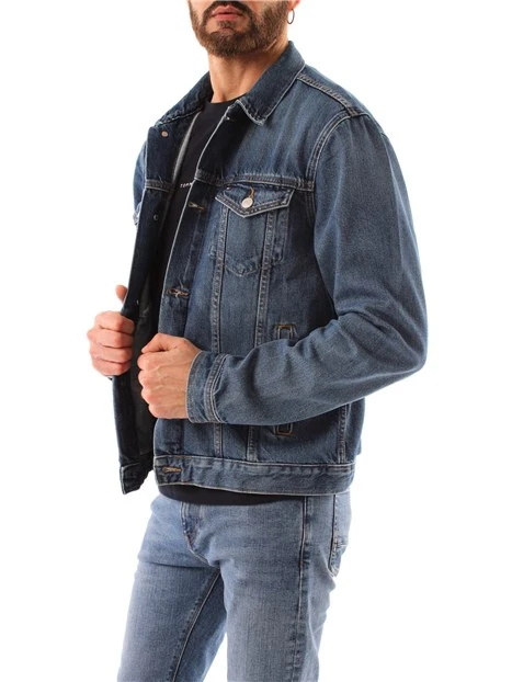 GIACCA DI JEANS UOMO BLU