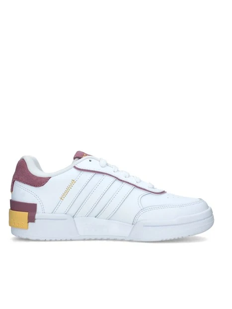 SNEAKERS BASSE POSTMOVE SE CON RICAMI DONNA BIANCO MAGENTA