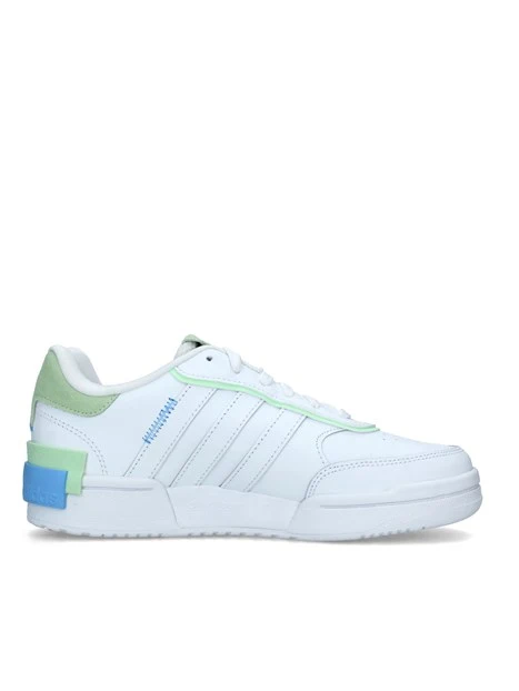 SNEAKERS BASSE POSTMOVE SE CON RICAMI DONNA BIANCO VERDE