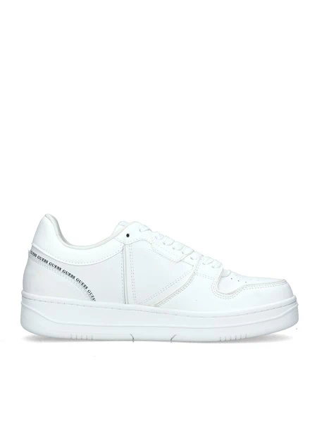 SNEAKERS PLATFORM ANCONA CON LOGO AL TALLONE UOMO BIANCO