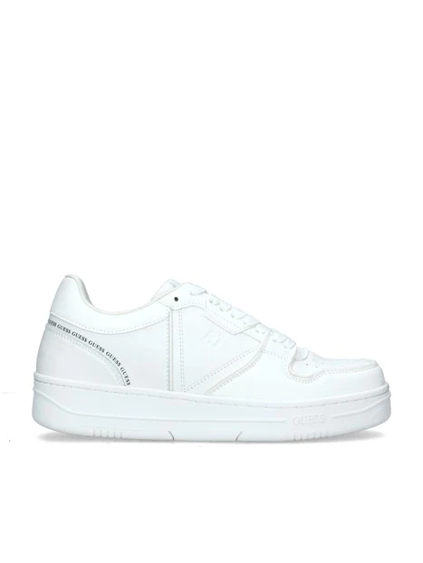 SNEAKERS PLATFORM ANCONA CON LOGO AL TALLONE UOMO BIANCO