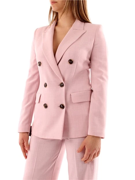 GIACCA BLAZER DOPPIOPETTO DONNA ROSA