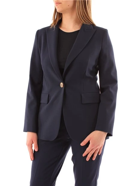 GIACCA BLAZER MONOPETTO DONNA BLU