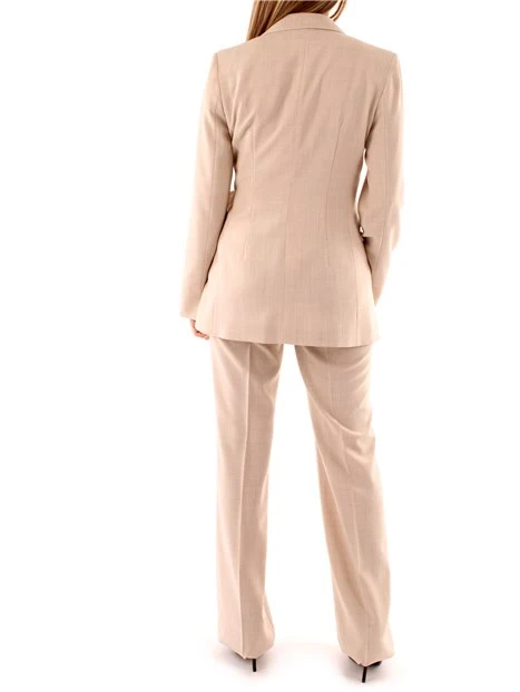 TAILLEUR GIACCA E PANTALONE DONNA BEIGE