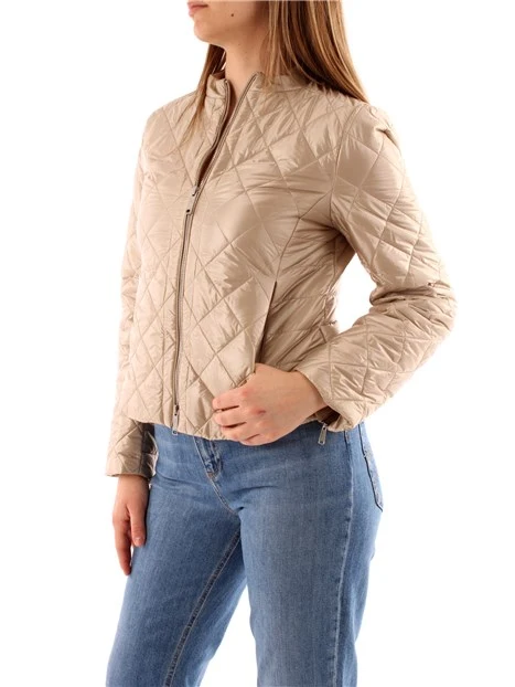 PIUMINO TRAPUNTATO DONNA BEIGE