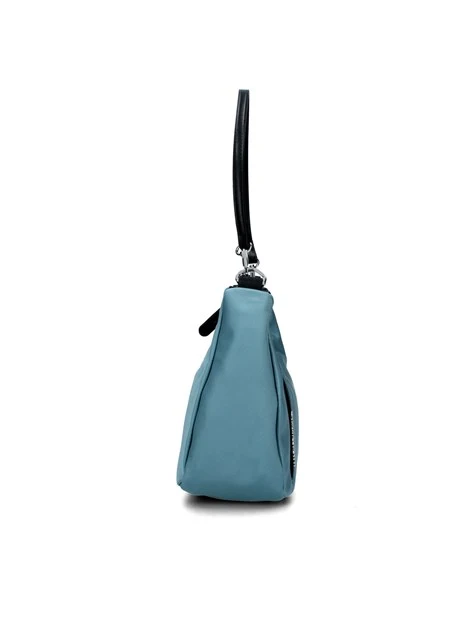 BORSA A SPALLA HUNTER A MEZZALUNA DONNA CELESTE BLU