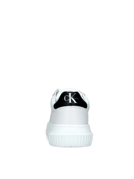 SNEAKERS PLATFORM CON LOGHI CK CLASSIC CUPSOLE UOMO BIANCO NERO