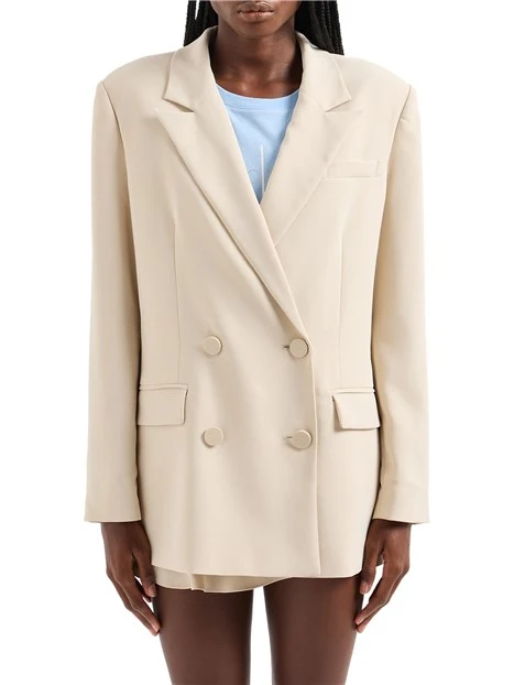 GIACCA BLAZER DOPPIOPETTO AX DONNA BEIGE