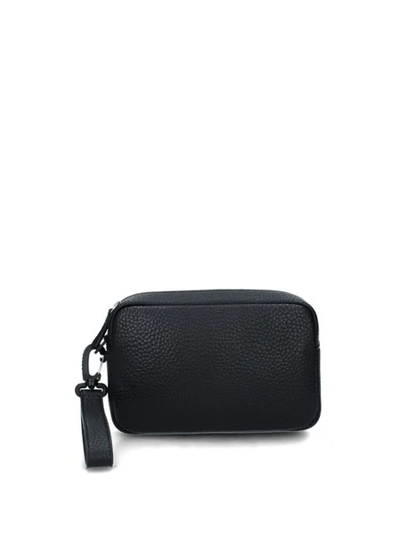 POCHETTE CON CINTURINO UOMO NERO