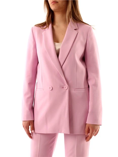 GIACCA BLAZER DOPPIOPETTO IN CADY DONNA ROSA