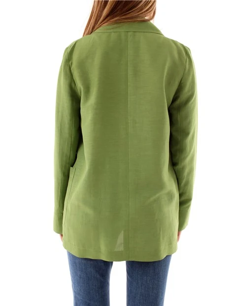 GIACCA BLAZER MONOPETTO DONNA VERDE