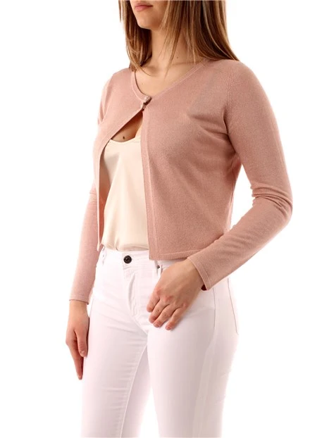 CARDIGAN IN VISCOSA DONNA ROSA