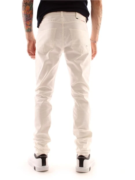 JEANS SLIM FIT UOMO BIANCO