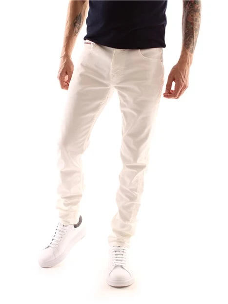 JEANS SLIM FIT UOMO BIANCO