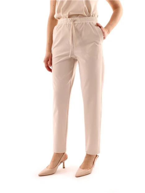 PANTALONI JOGGERS MONOCHROME DONNA BEIGE