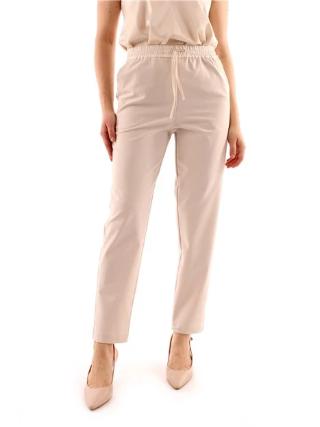 PANTALONI JOGGERS MONOCHROME DONNA BEIGE