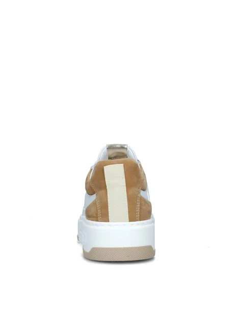 SNEAKERS PLATFORM CON SUOLA LOGATA DONNA BIANCO ECRU